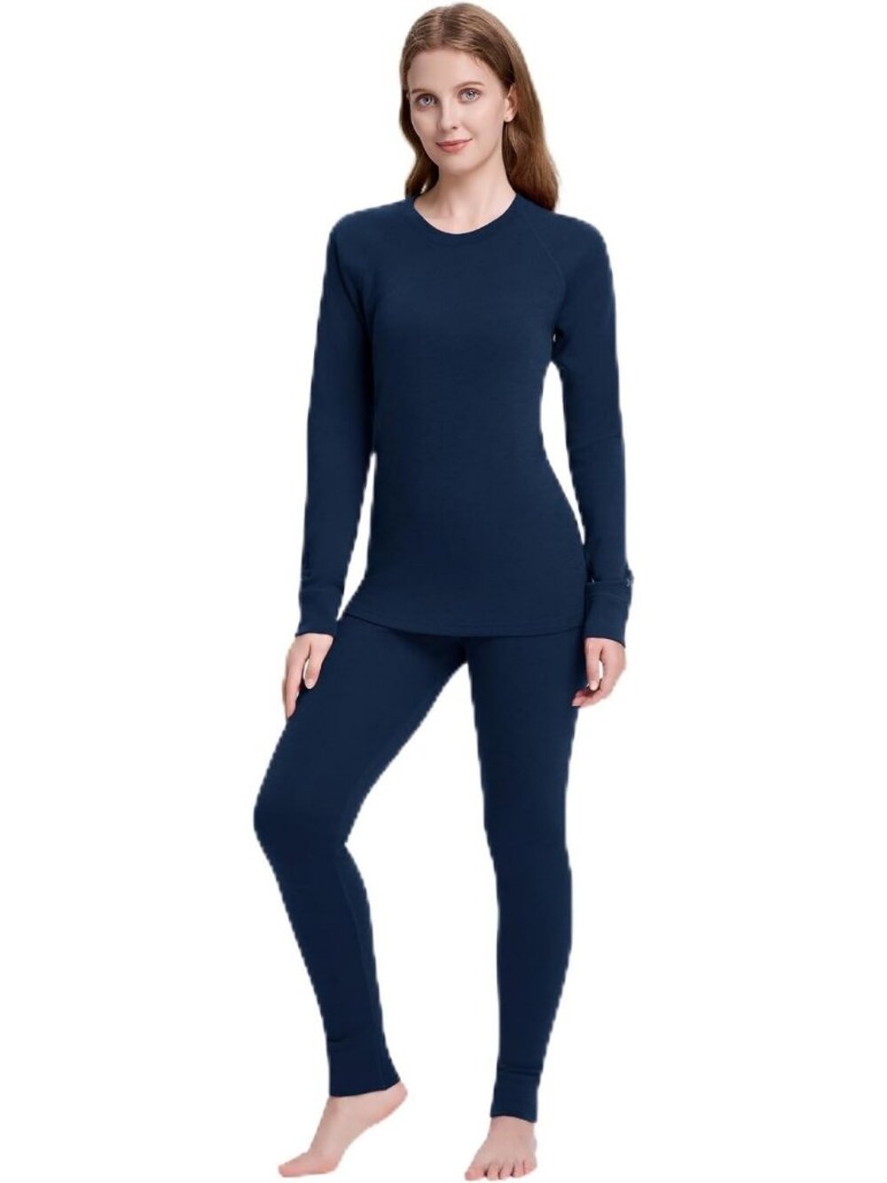 Cozy Women's 100% Merino Wool Base Layer & Beanie Set - Perfect Gift Idea!